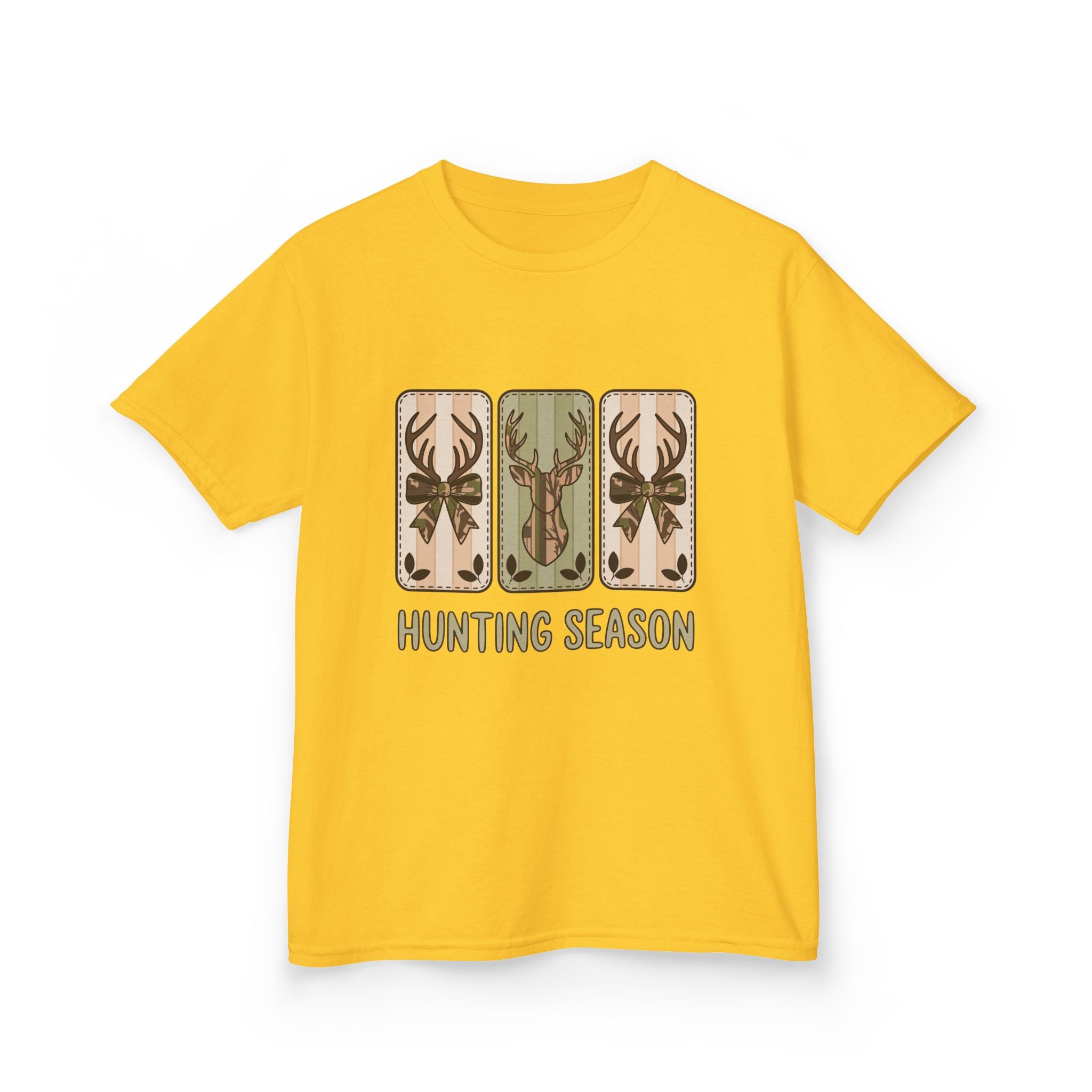 Kids 'Hunting Season' Graphic Tee — Deer Antler Outdoor Shirt