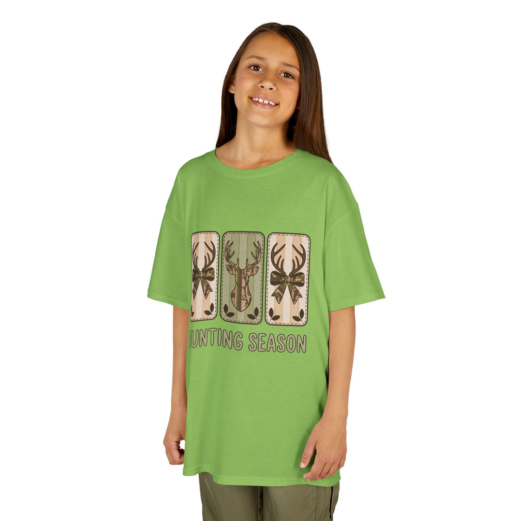 Kids 'Hunting Season' Graphic Tee — Deer Antler Outdoor Shirt