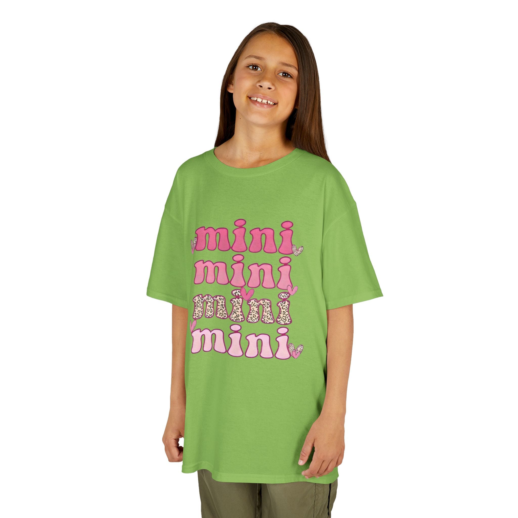 Kids Tee — 'mini' Pink Retro Stack Graphic Shirt