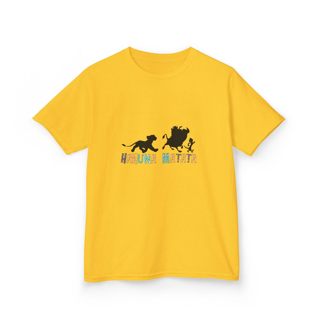 Kids Tee — 'Hakuna Matata' Silhouette Lion King Design