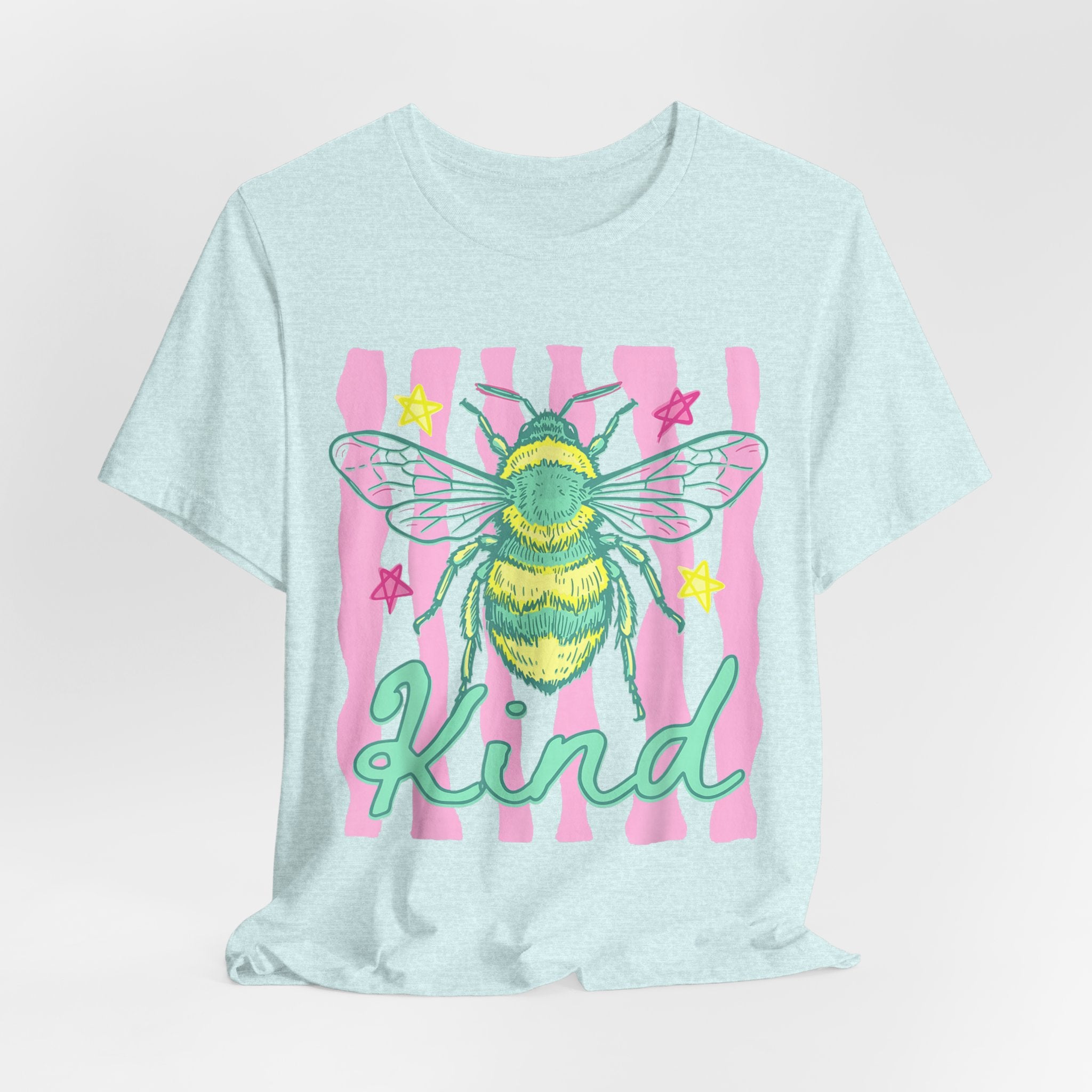 Kind Bee T-Shirt — Cute Pastel Bee Graphic Tee