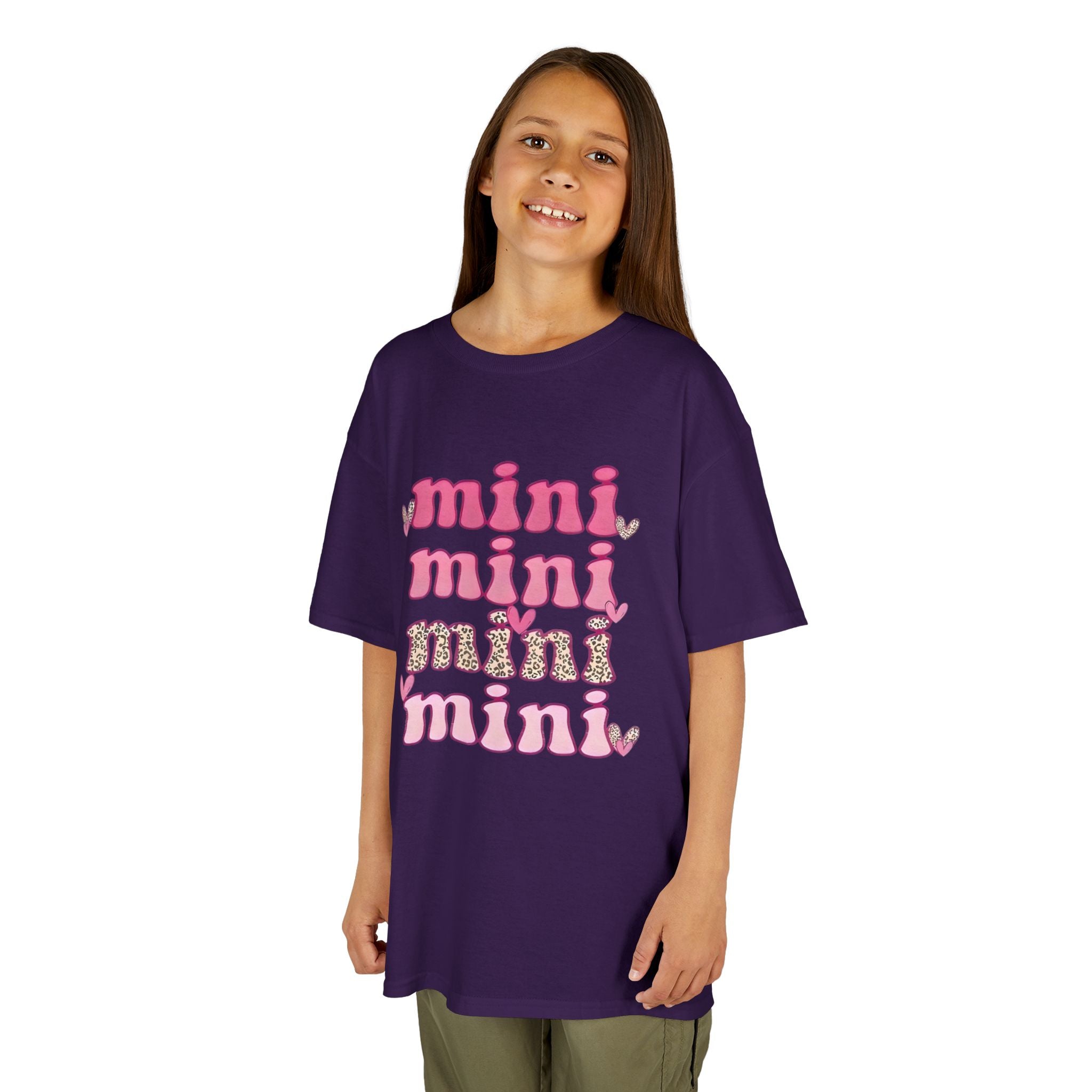 Kids Tee — 'mini' Pink Retro Stack Graphic Shirt