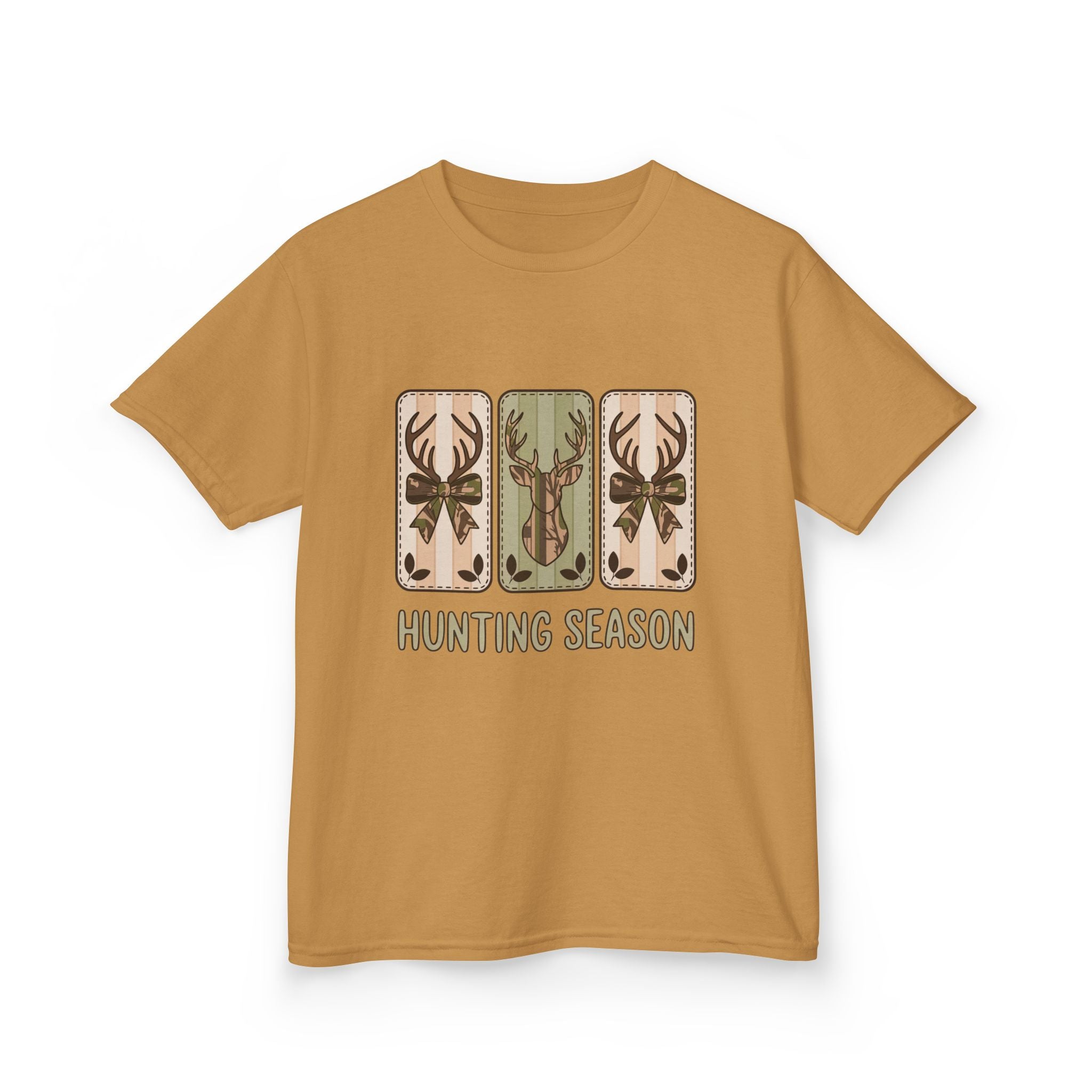 Kids 'Hunting Season' Graphic Tee — Deer Antler Outdoor Shirt