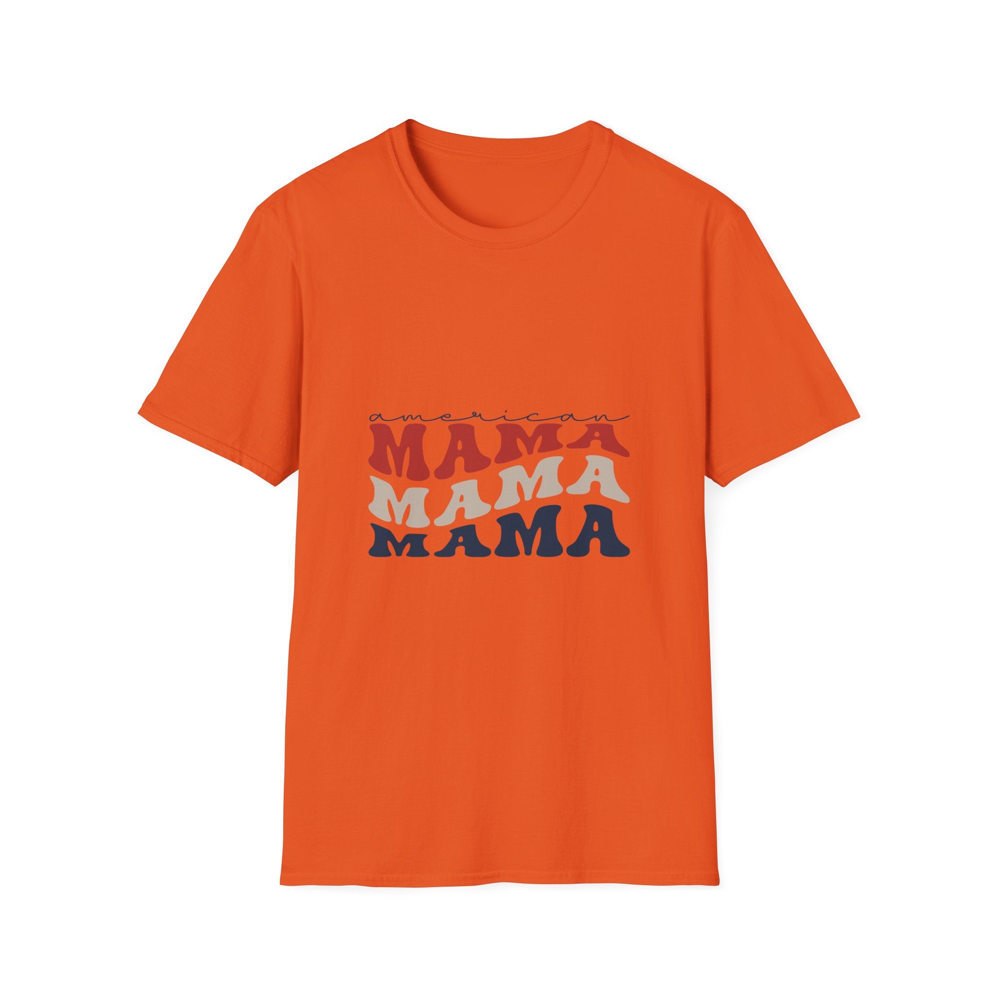 Mama Retro Tee — "American Mama" Graphic T-Shirt