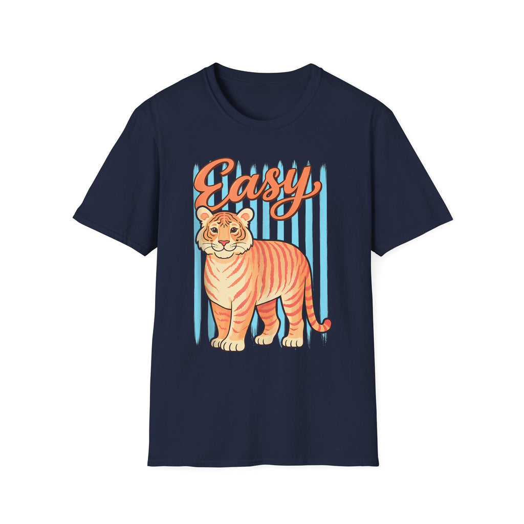 Easy Tiger T-Shirt — Retro Stripe Graphic Tee