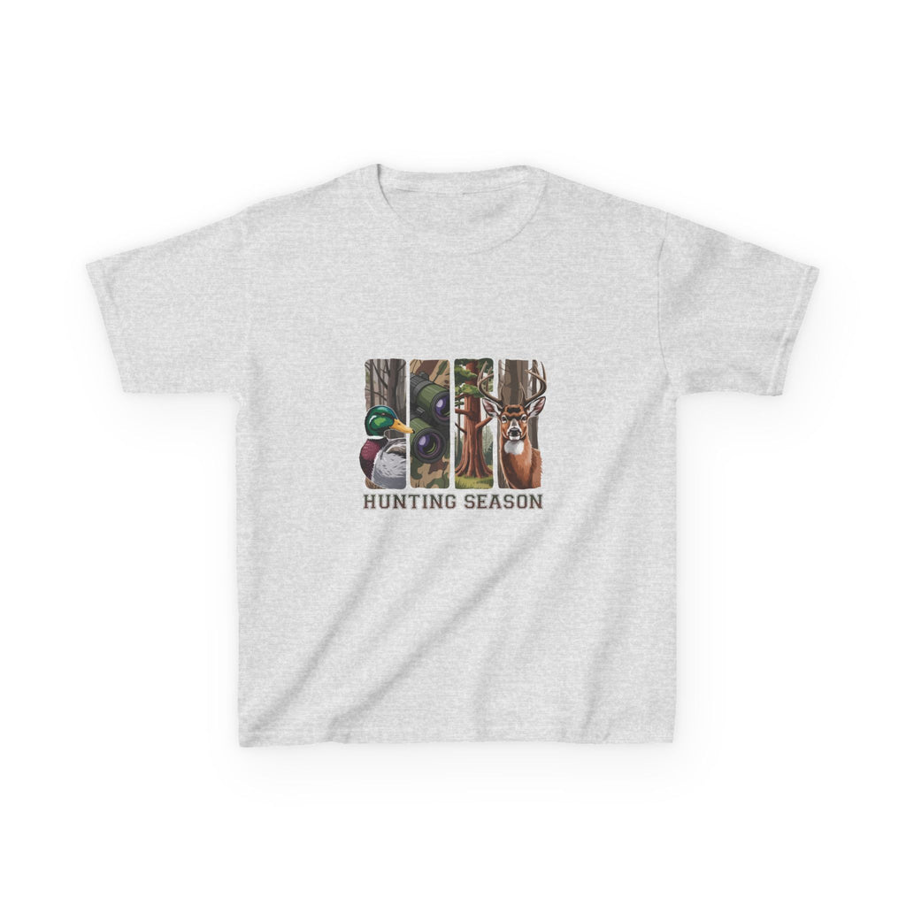 Kids Tee — 'Hunting Season' Duck & Deer Woodland Graphic