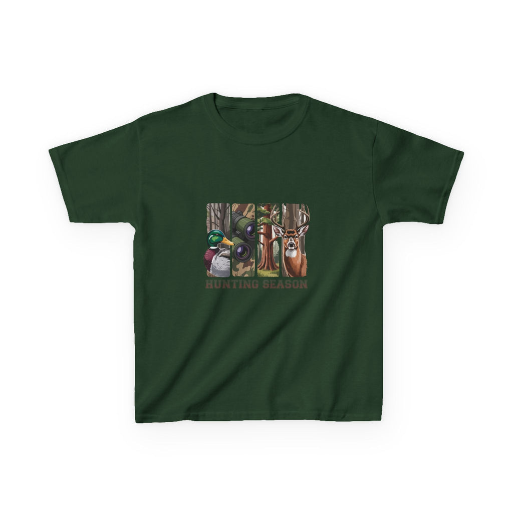 Kids Tee — 'Hunting Season' Duck & Deer Woodland Graphic