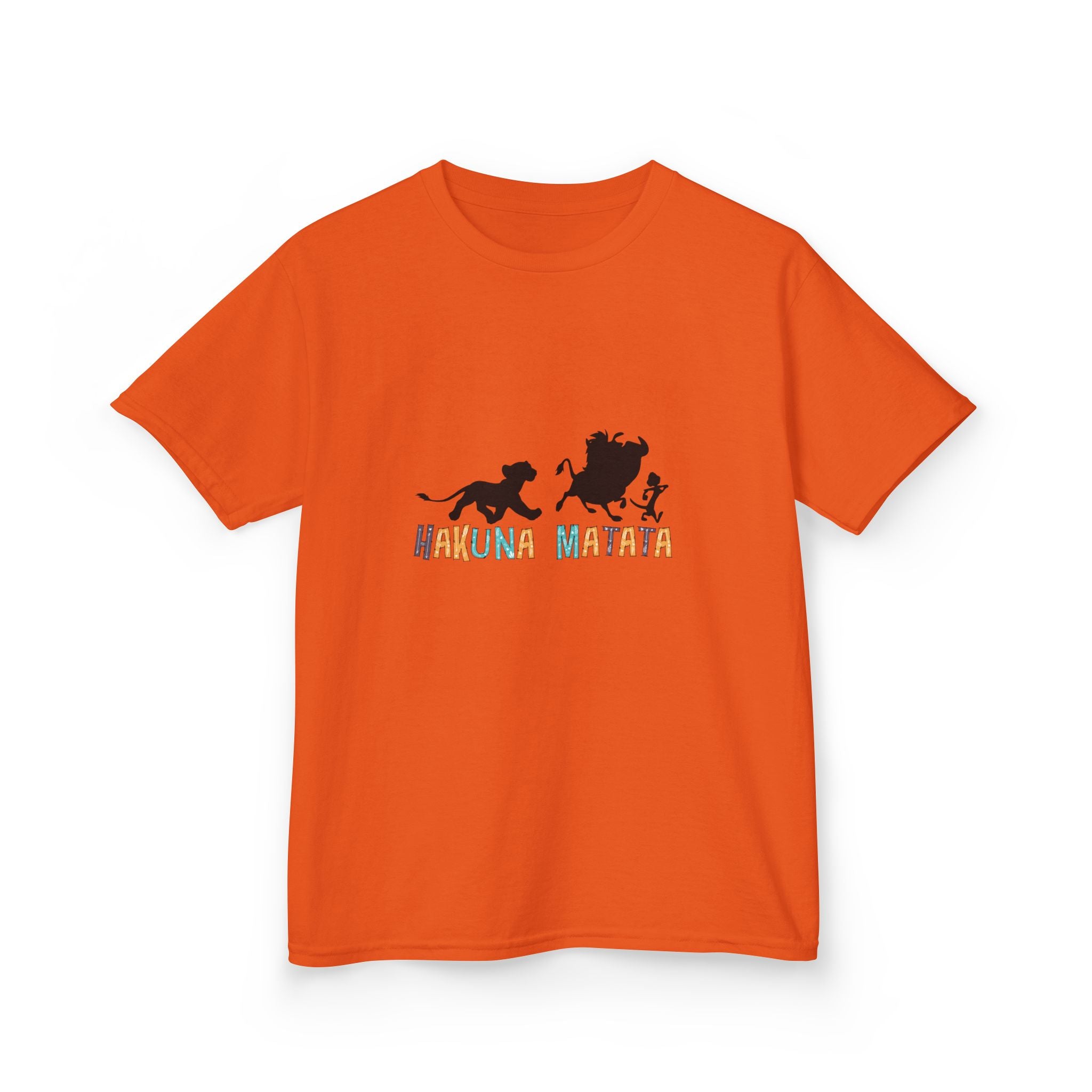 Kids Tee — 'Hakuna Matata' Silhouette Lion King Design