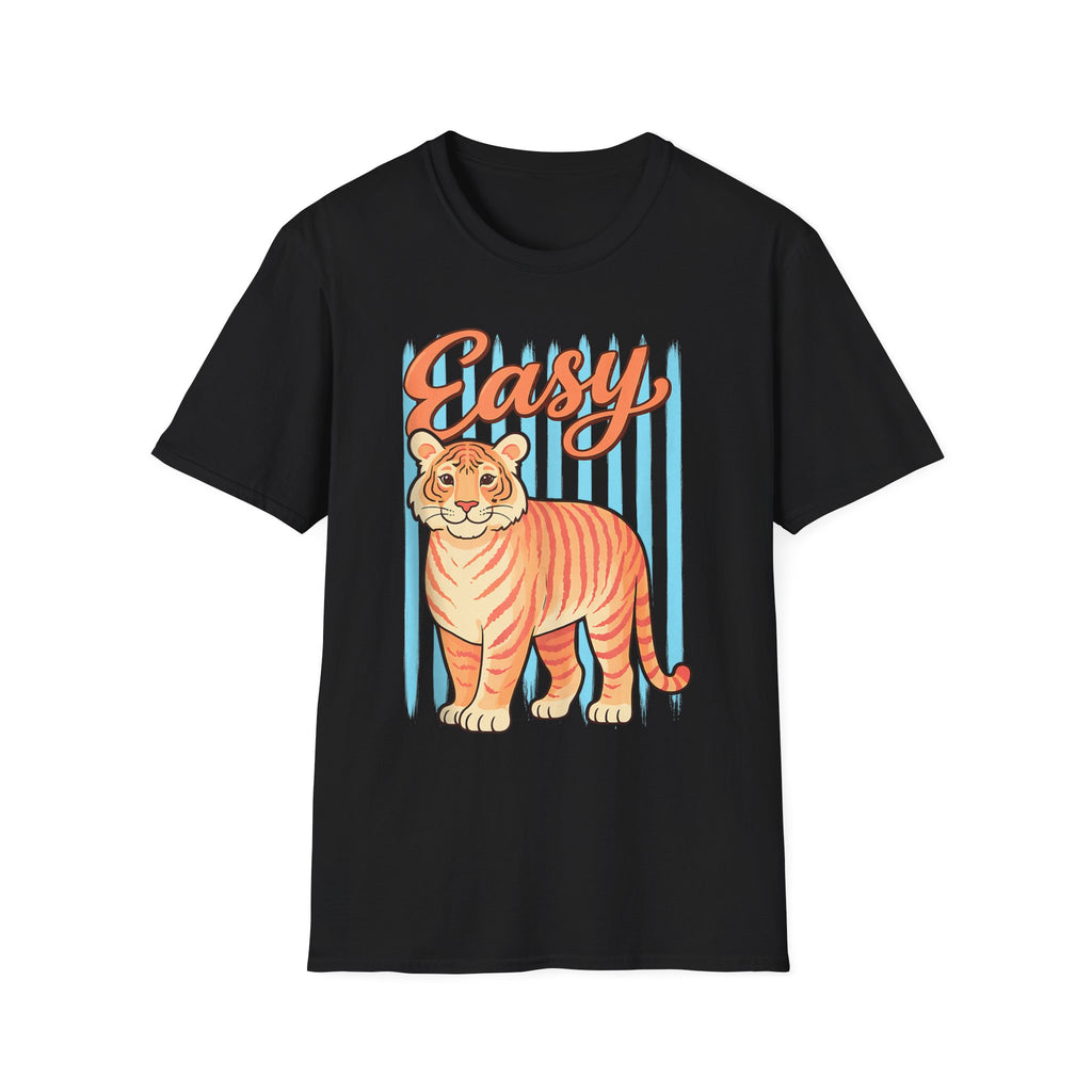 Easy Tiger T-Shirt — Retro Stripe Graphic Tee