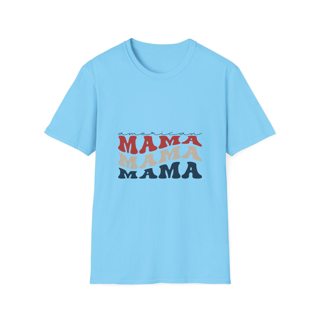 Mama Retro Tee — "American Mama" Graphic T-Shirt