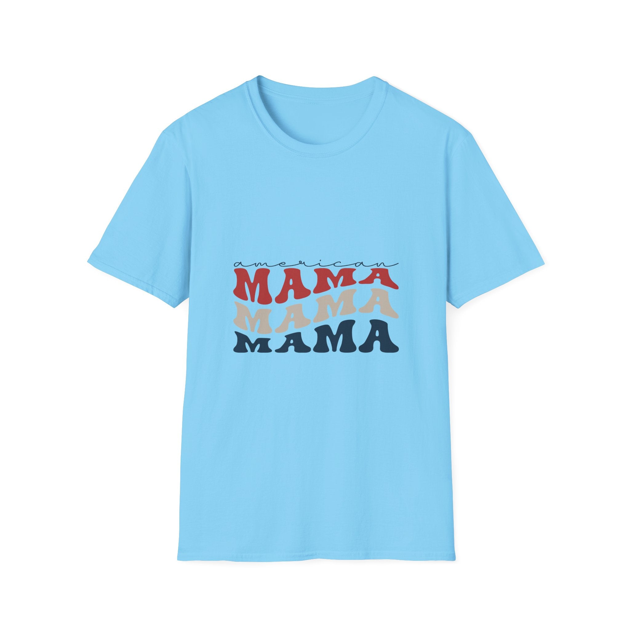 Mama Retro Tee — "American Mama" Graphic T-Shirt