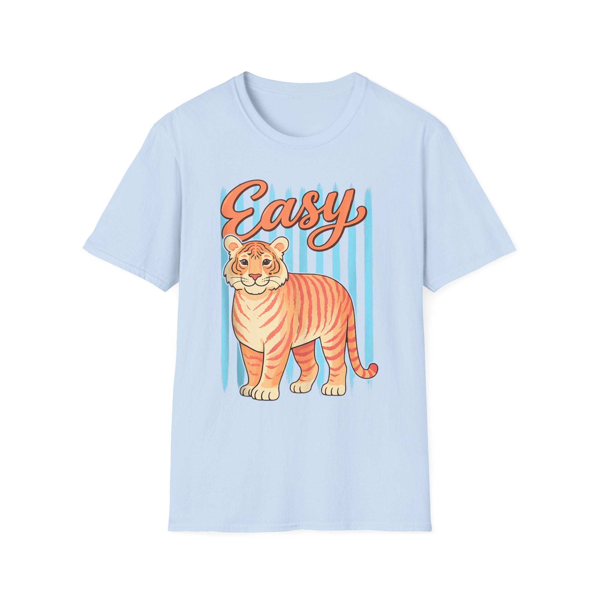 Easy Tiger T-Shirt — Retro Stripe Graphic Tee