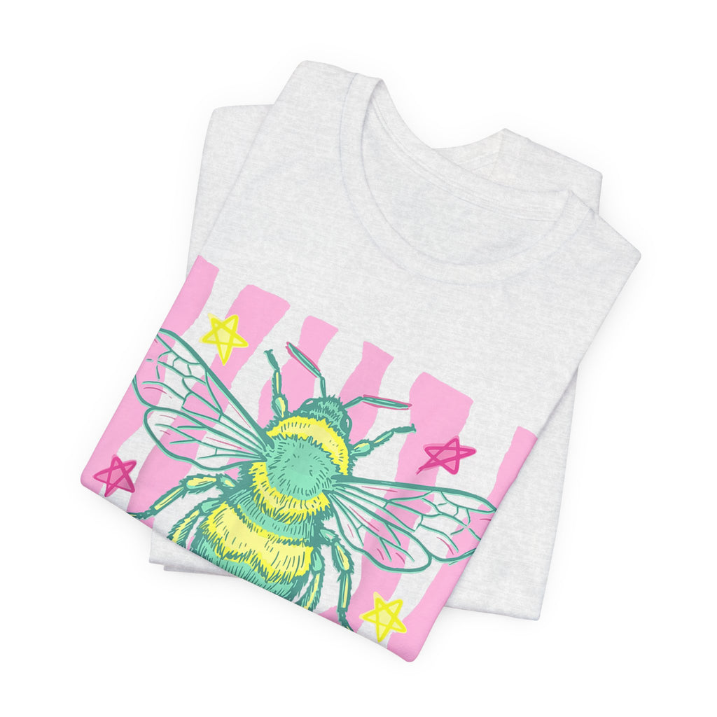 Kind Bee T-Shirt — Cute Pastel Bee Graphic Tee