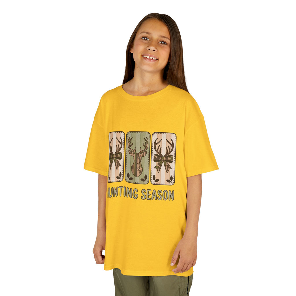 Kids 'Hunting Season' Graphic Tee — Deer Antler Outdoor Shirt