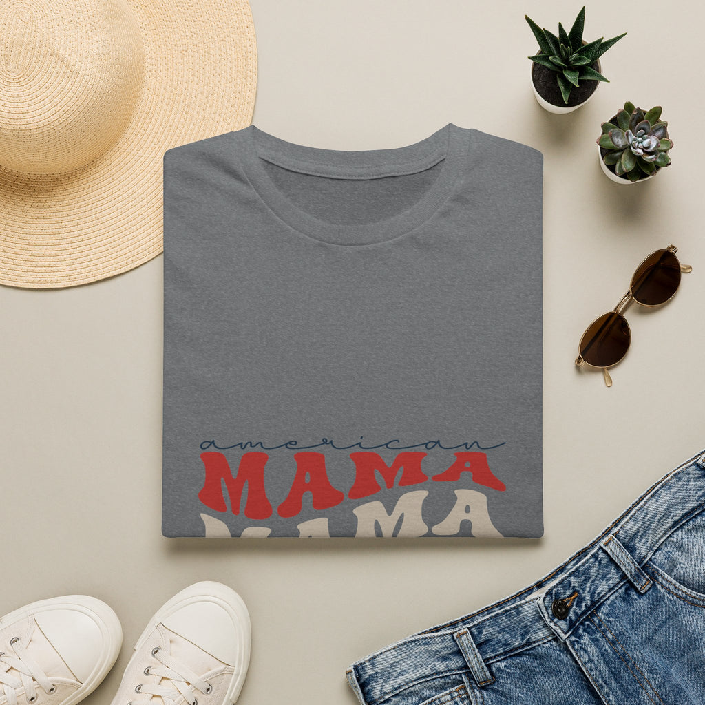 Mama Retro Tee — "American Mama" Graphic T-Shirt