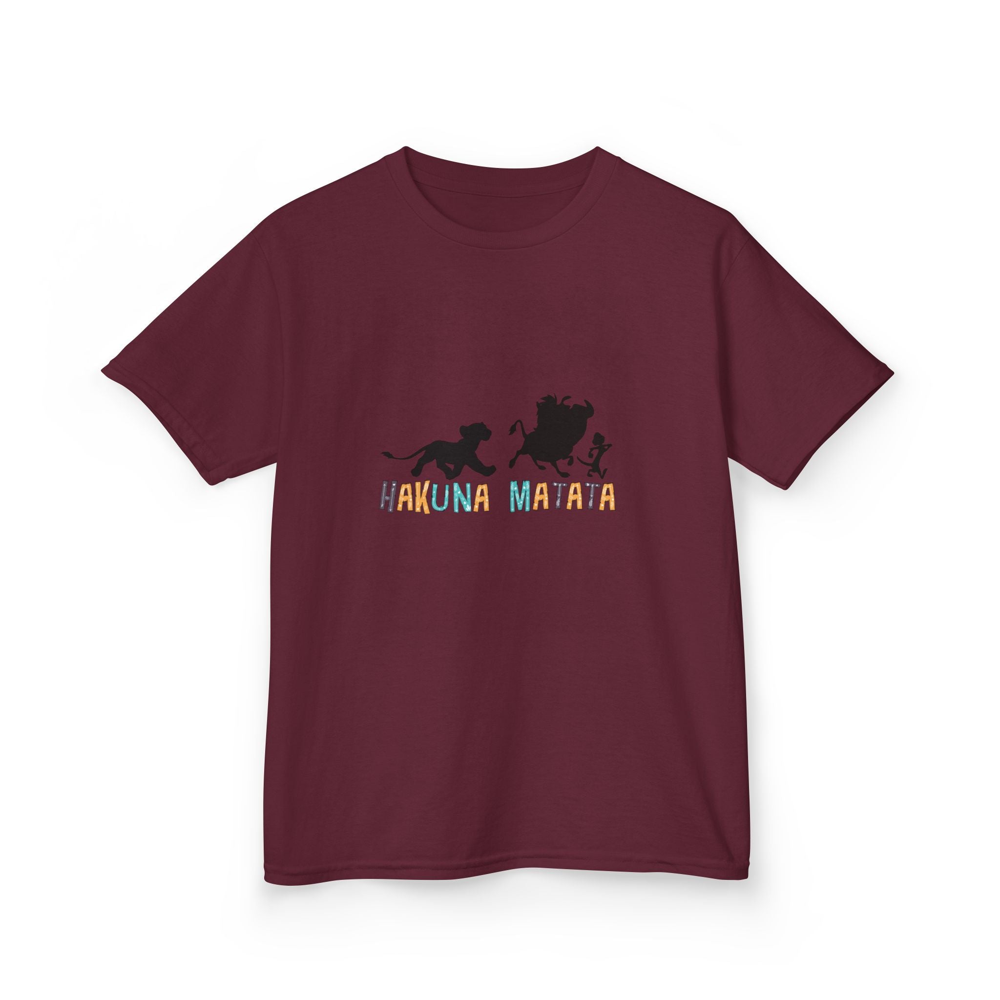 Kids Tee — 'Hakuna Matata' Silhouette Lion King Design