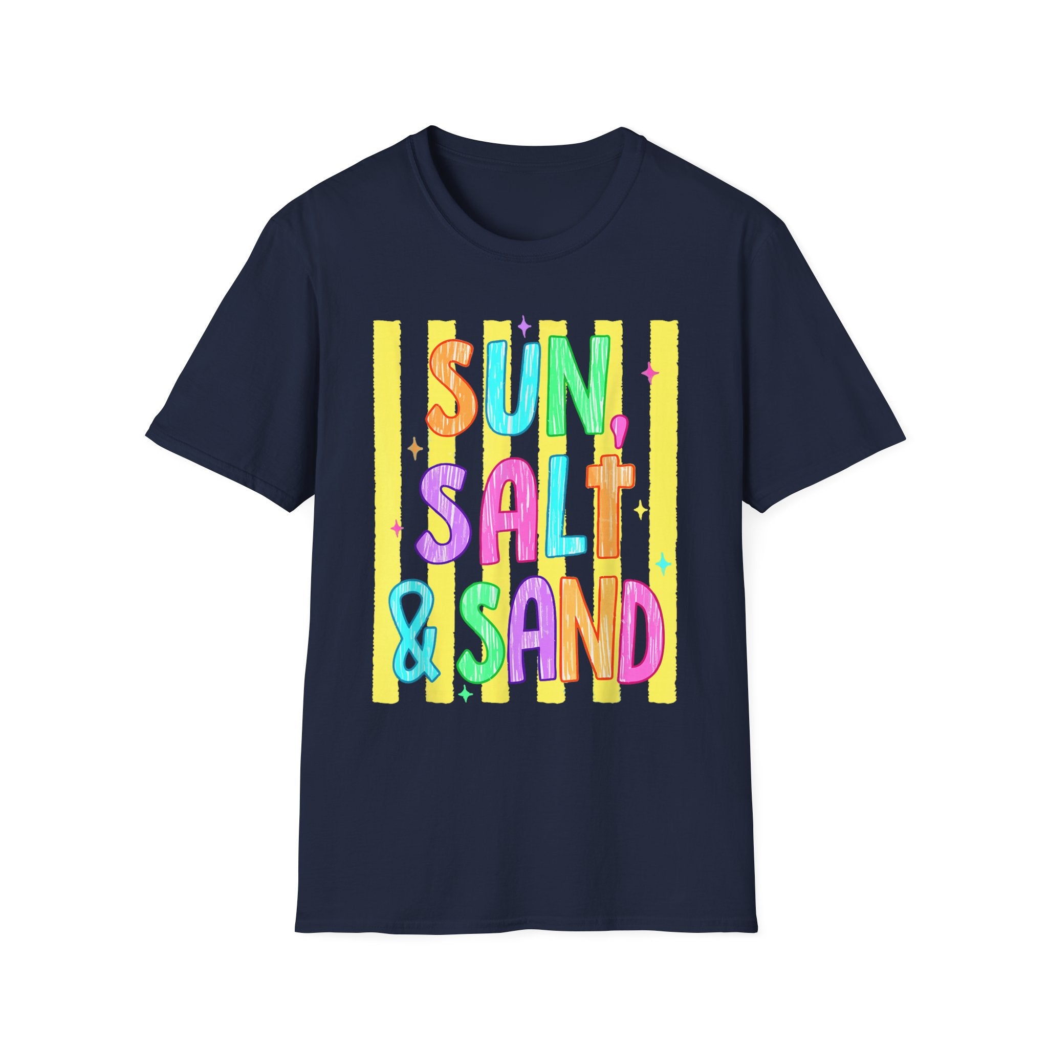 Sun, Salt & Sand T-Shirt — Vibrant Beach Vibes Tee