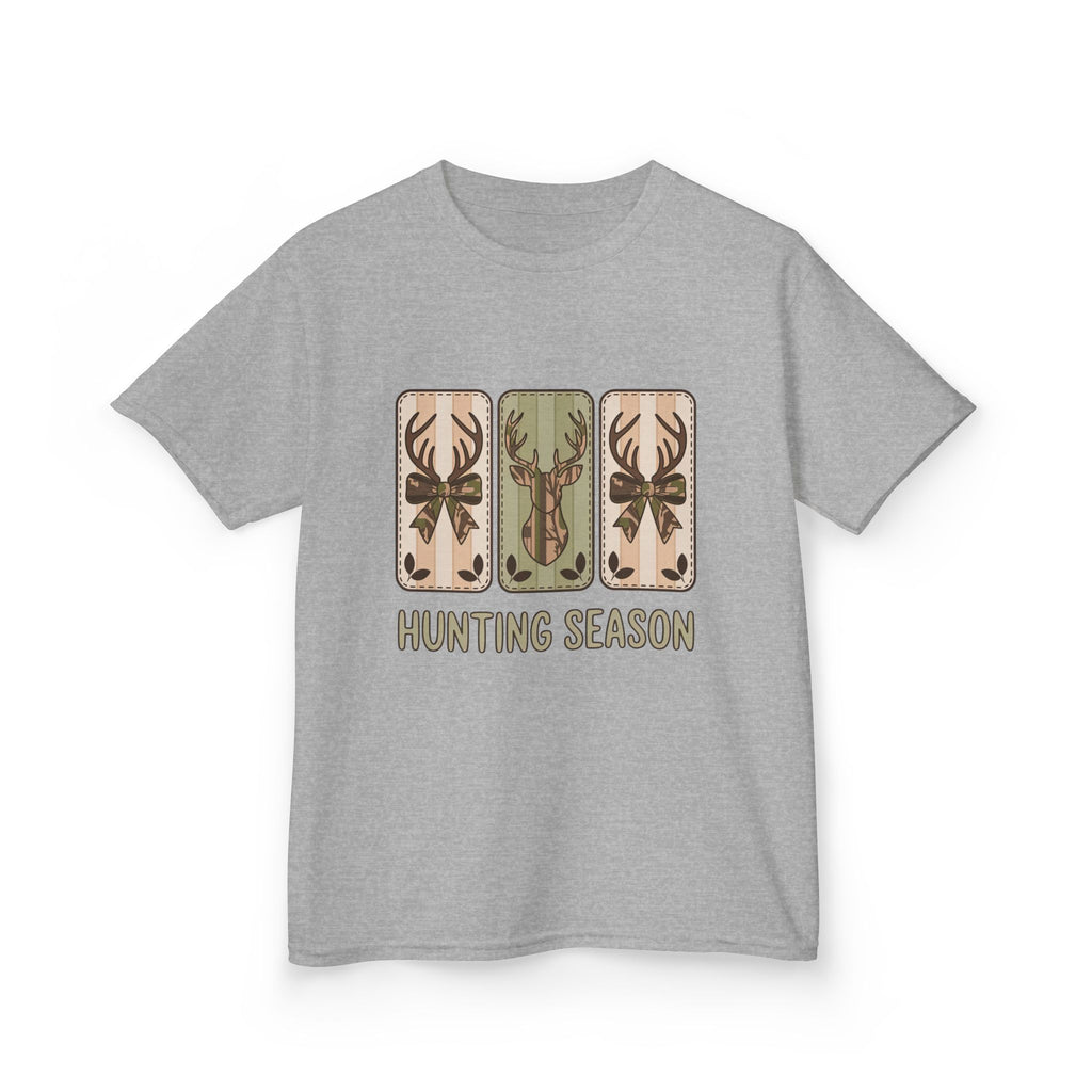 Kids 'Hunting Season' Graphic Tee — Deer Antler Outdoor Shirt