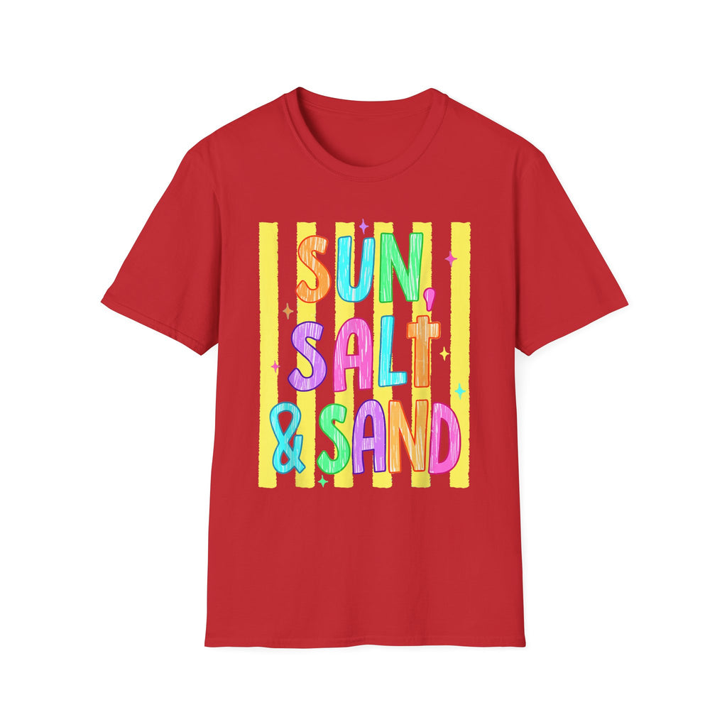 Sun, Salt & Sand T-Shirt — Vibrant Beach Vibes Tee