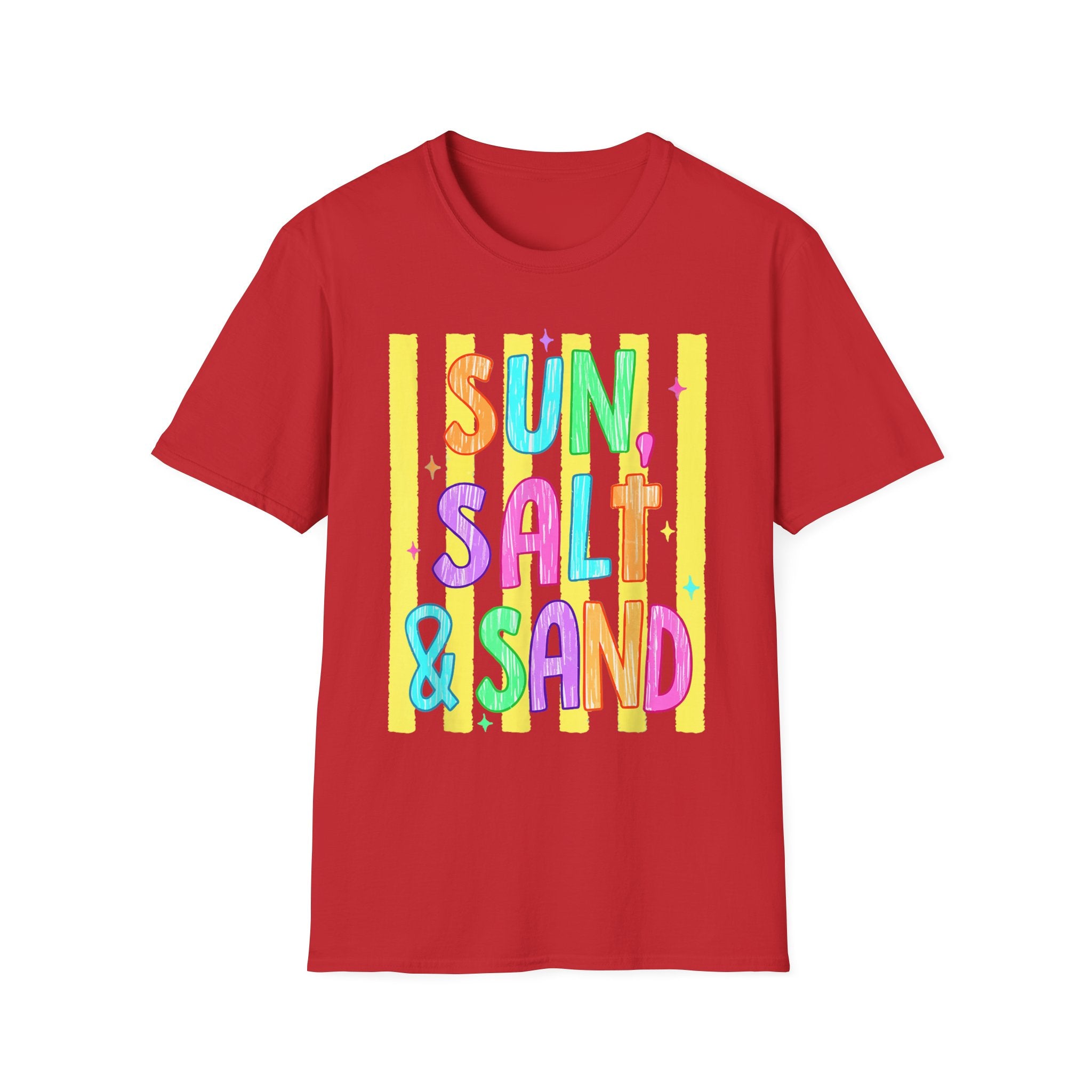 Sun, Salt & Sand T-Shirt — Vibrant Beach Vibes Tee