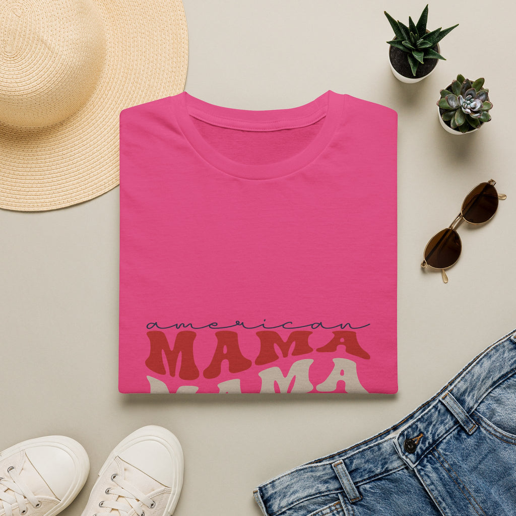 Mama Retro Tee — "American Mama" Graphic T-Shirt